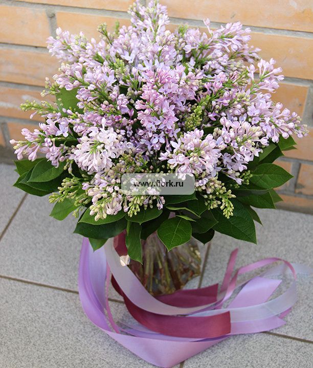 Букет из сирени и нарциссов - заказать доставку цветов в Москве от Leto Flowers